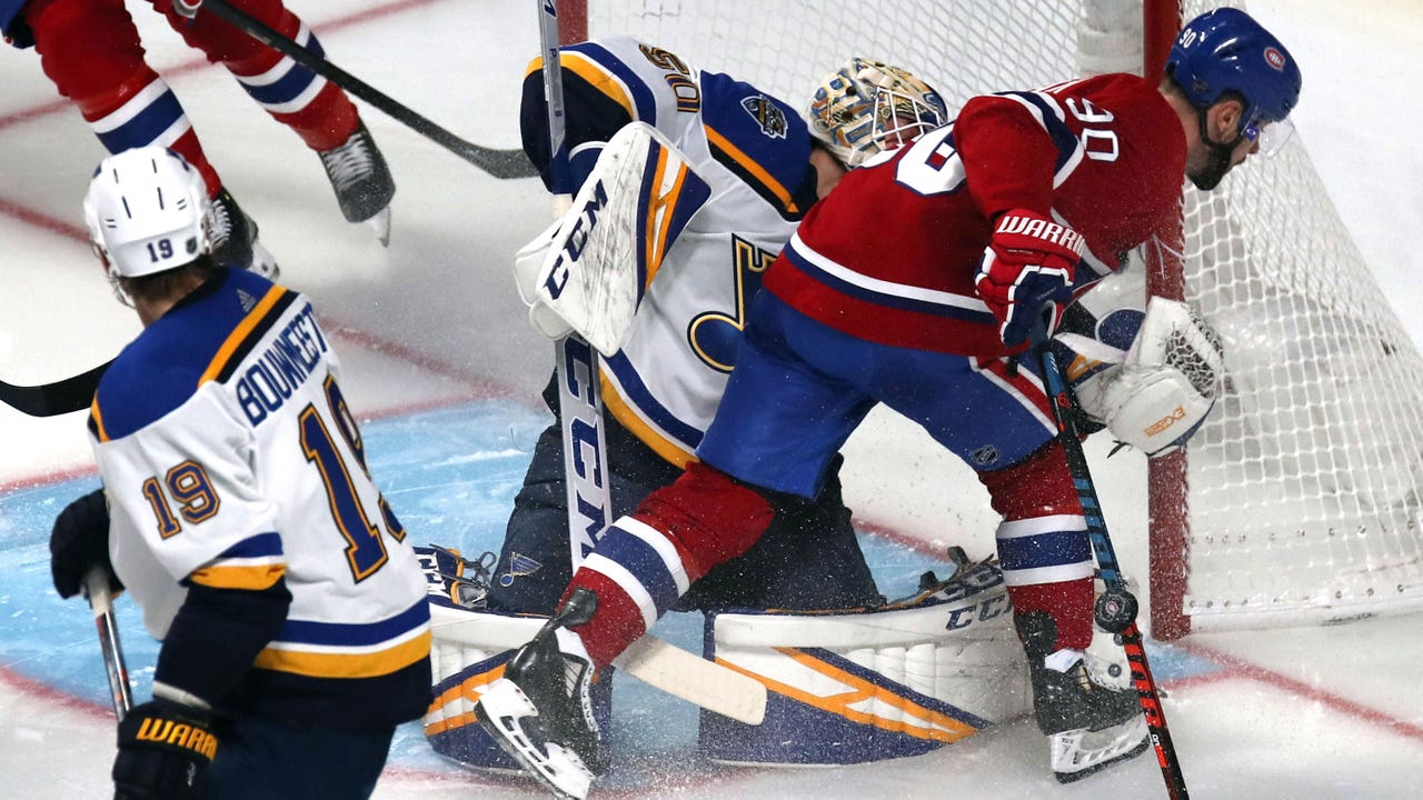 Blues suffer first regulation loss of the season, falling 6-3 to the Canadiens